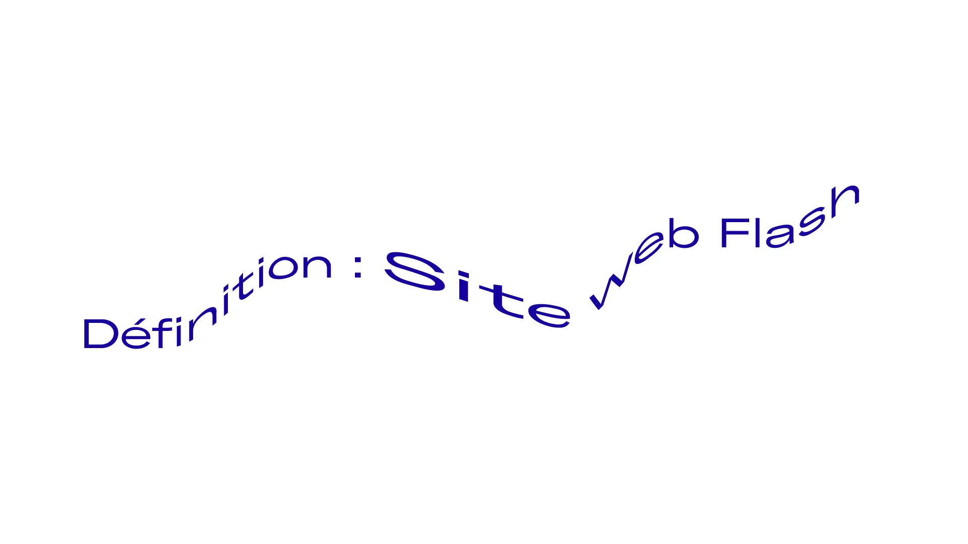 Définition : site web Flash